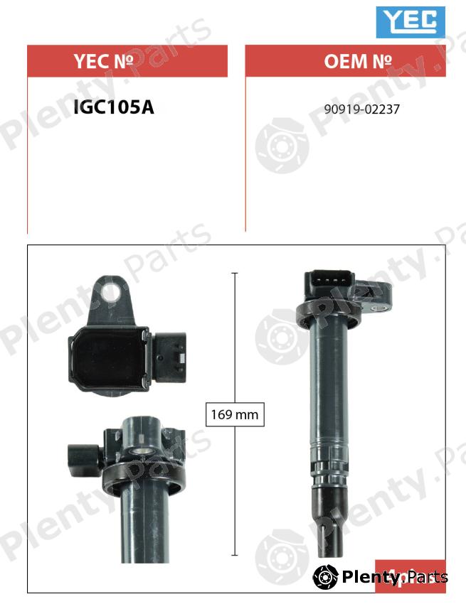  YEC part IGC105A Replacement part