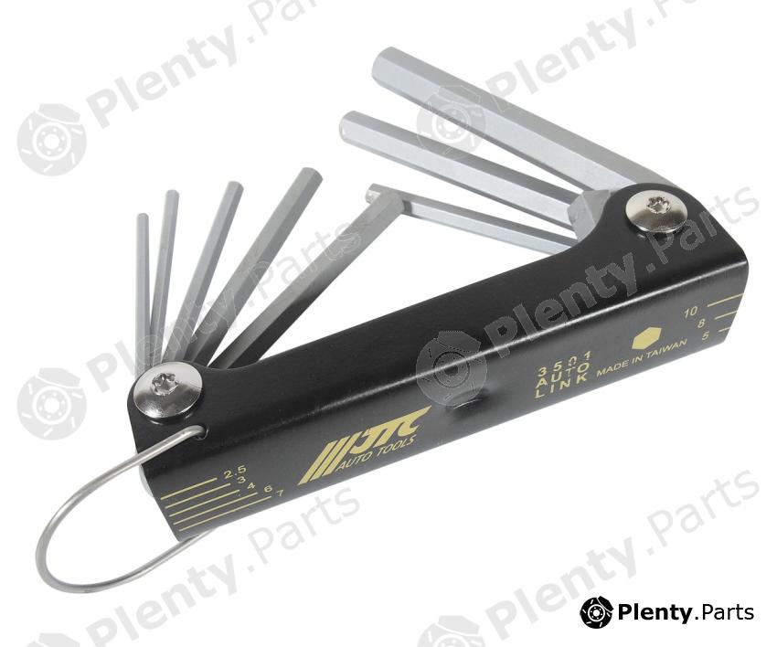  JTC part JTC-3501 (JTC3501) Folding Hex Key Set 8 pcs (2.5-10mm)