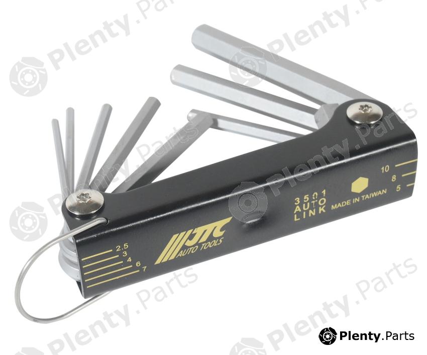  JTC part JTC-3501 (JTC3501) Folding Hex Key Set 8 pcs (2.5-10mm)