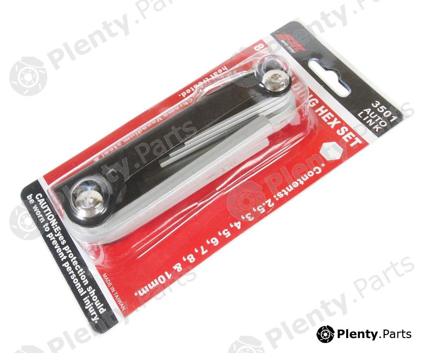  JTC part JTC-3501 (JTC3501) Folding Hex Key Set 8 pcs (2.5-10mm)