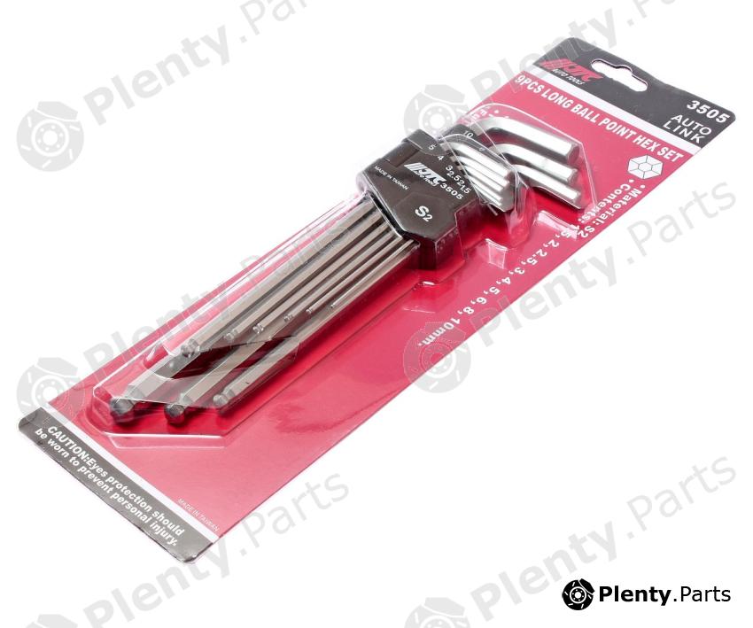  JTC part JTC-3505 (JTC3505) Set of 9 Long Ball End Hex Keys 1.5-10mm