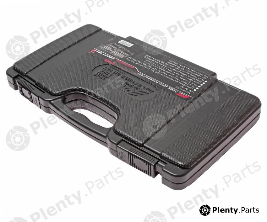  JTC part JTC-3965 (JTC3965) Bit Set HEX, TORX, SPLINE with 3/8" & 1/2" Adapters, 40 pcs