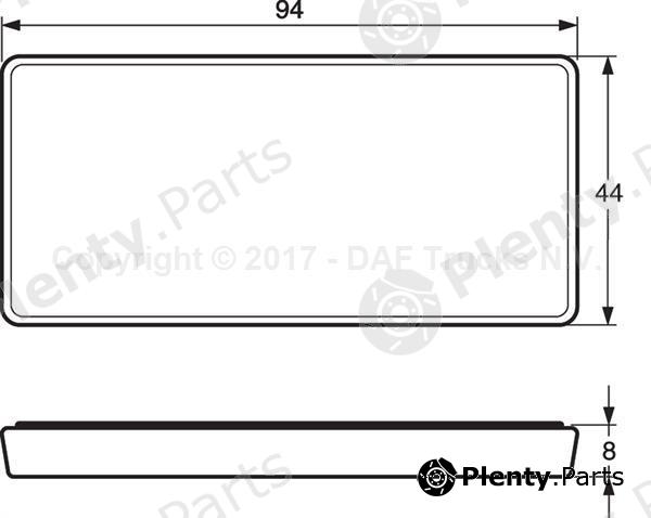 Genuine DAF part 1304107 Replacement part