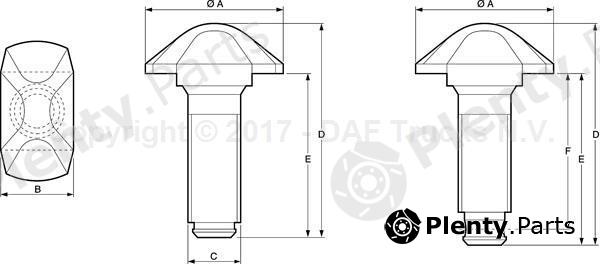 Genuine KENWORTH part 1358862 Replacement part