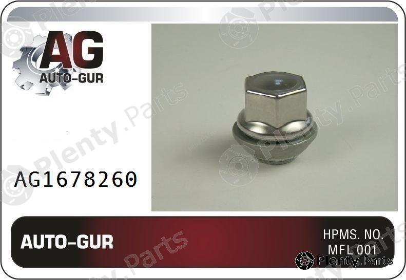  AUTO-GUR part AG1678260 Wheel Nut Closed for Cast Wheels Ford