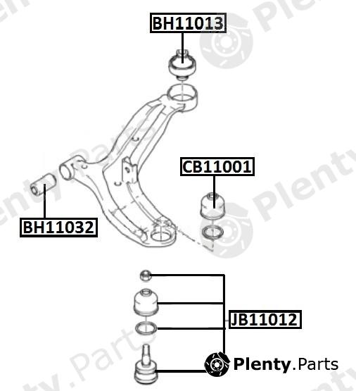  JIKIU part BH11013 Replacement part