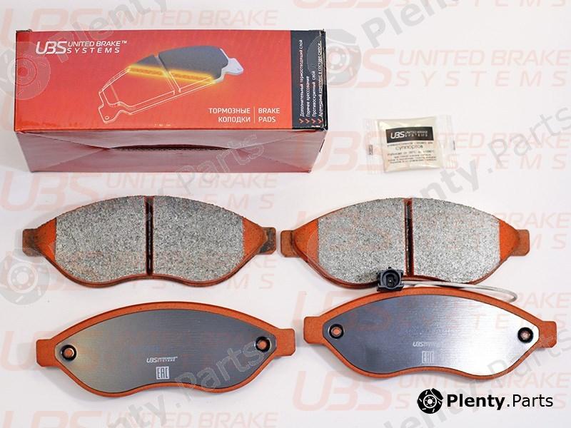  UBS part B1107059 Brake Pads CITROEN JUMPER / FIAT DUCATO / PEUGEOT BOXER