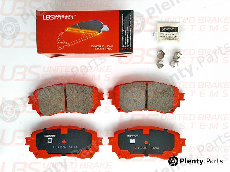  UBS part B1112009 Brake Pads MAZDA 6