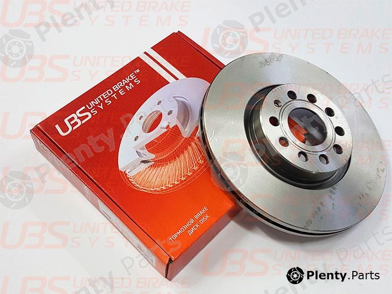  UBS part B2102003 Brake Disc Audi A3 / VW Golf V/VI / Passat / Tiguan Front Ventilated