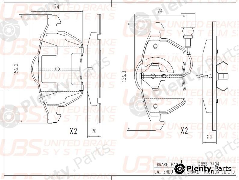  UBS part B1102001 Replacement part