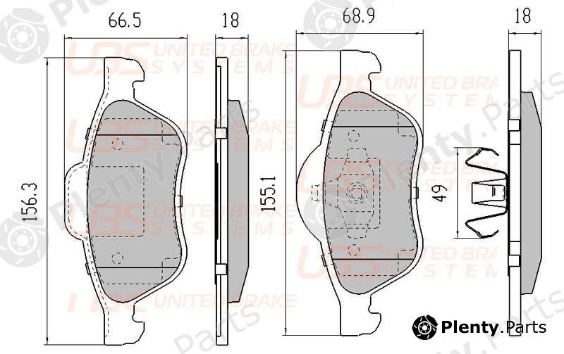  UBS part B1105035 Replacement part