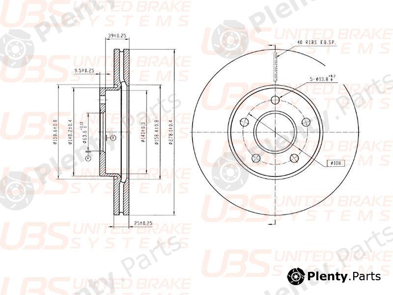  UBS part B2101001 Replacement part