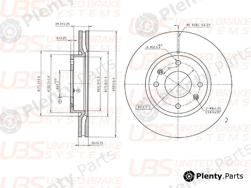  UBS part B2103005 Replacement part
