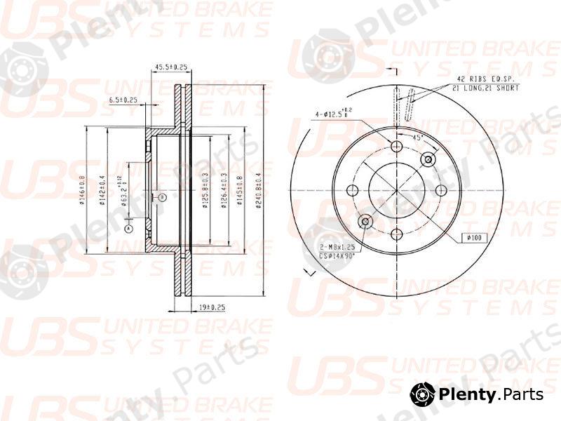  UBS part B2103006 Replacement part