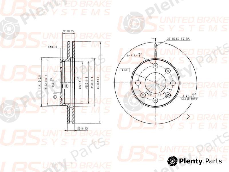  UBS part B2104002 Replacement part