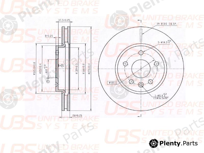  UBS part B2104004 Replacement part
