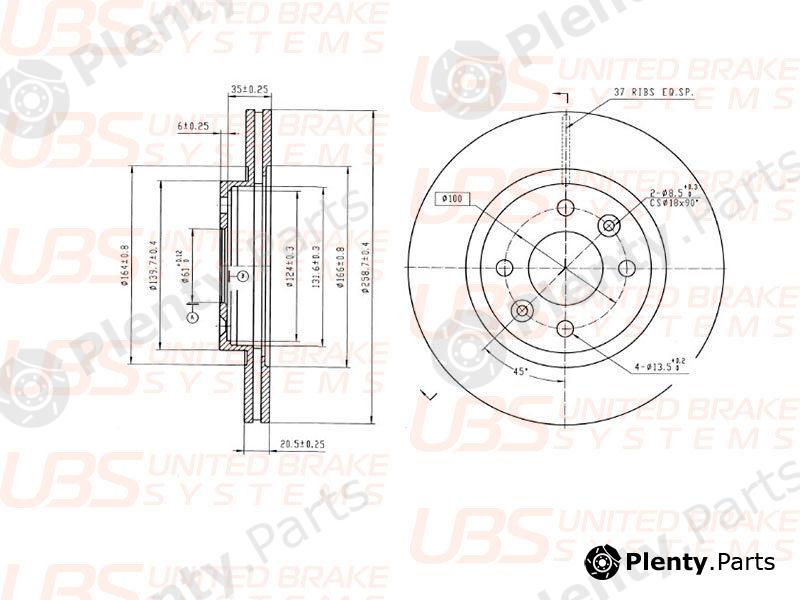  UBS part B2105004 Replacement part