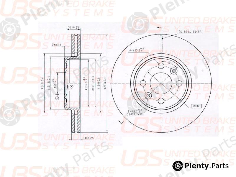  UBS part B2105005 Replacement part