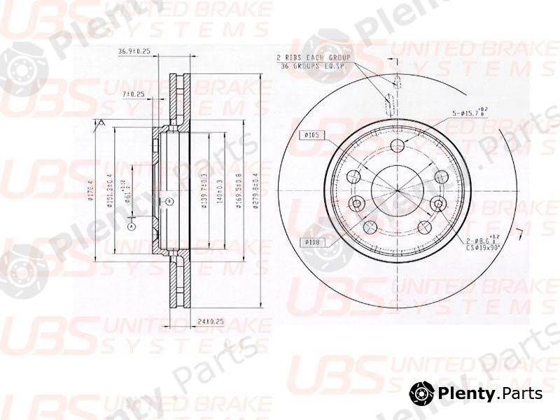  UBS part B2105007 Replacement part