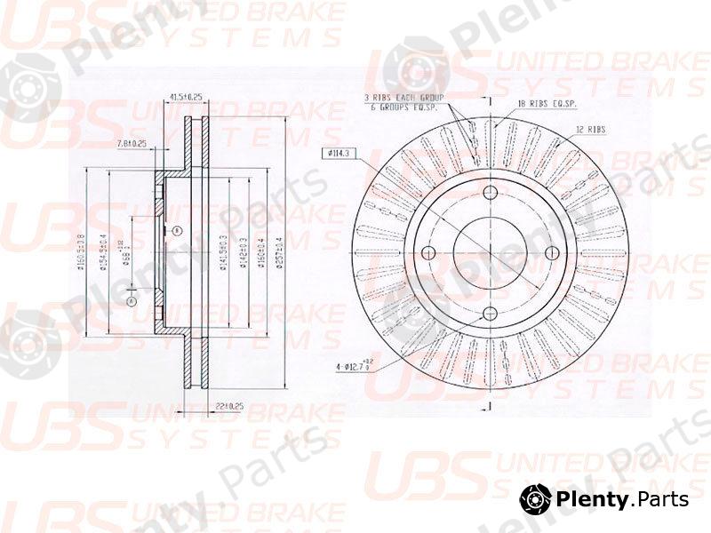  UBS part B2105032 Replacement part