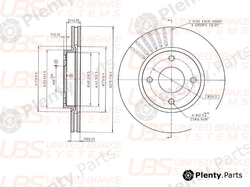  UBS part B2105033 Replacement part