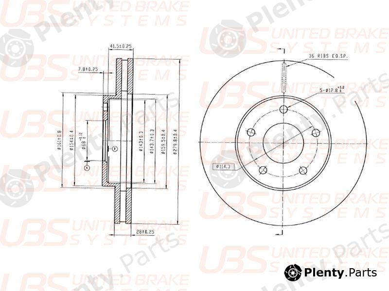 UBS part B2105034 Replacement part
