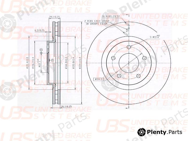  UBS part B2107031 Replacement part
