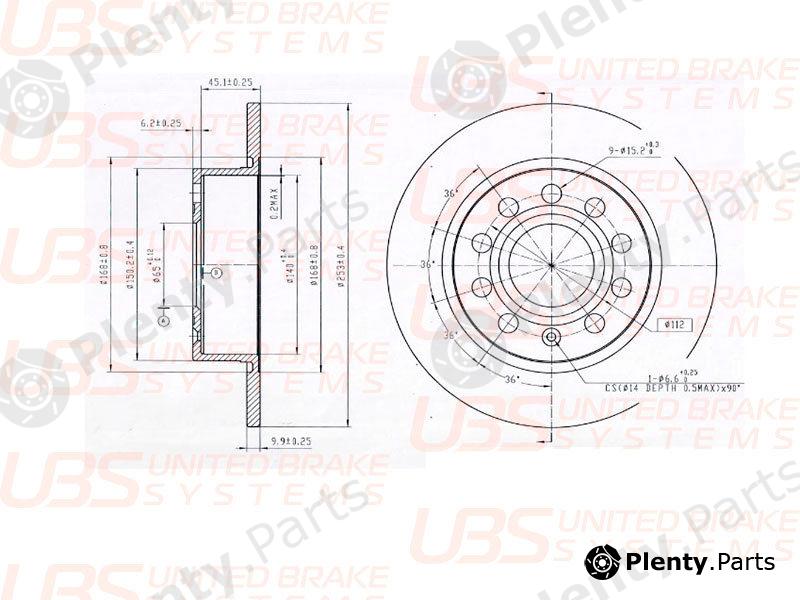  UBS part B2202002 Replacement part