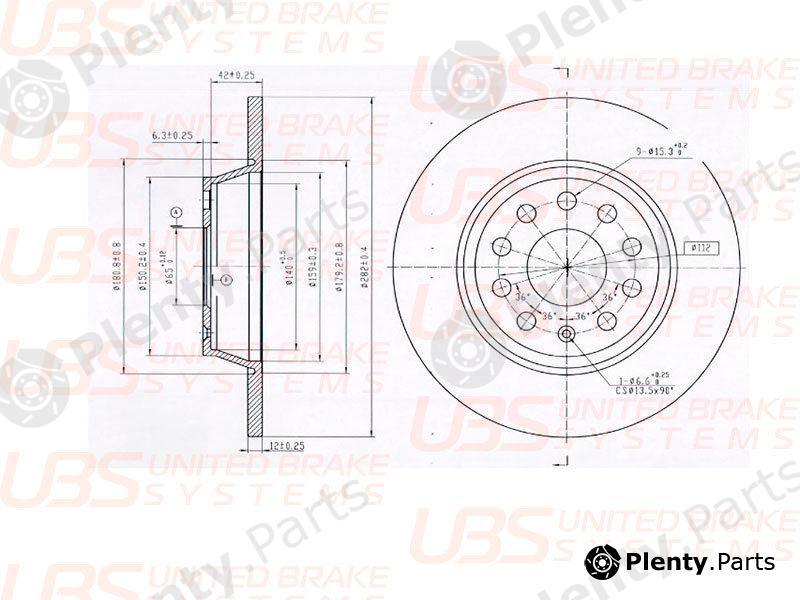  UBS part B2202006 Replacement part
