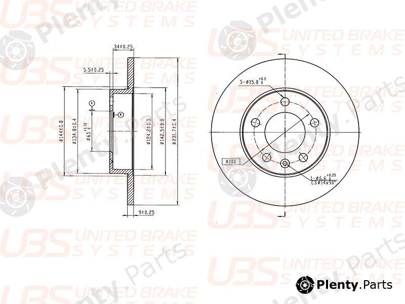  UBS part B2202051 Replacement part