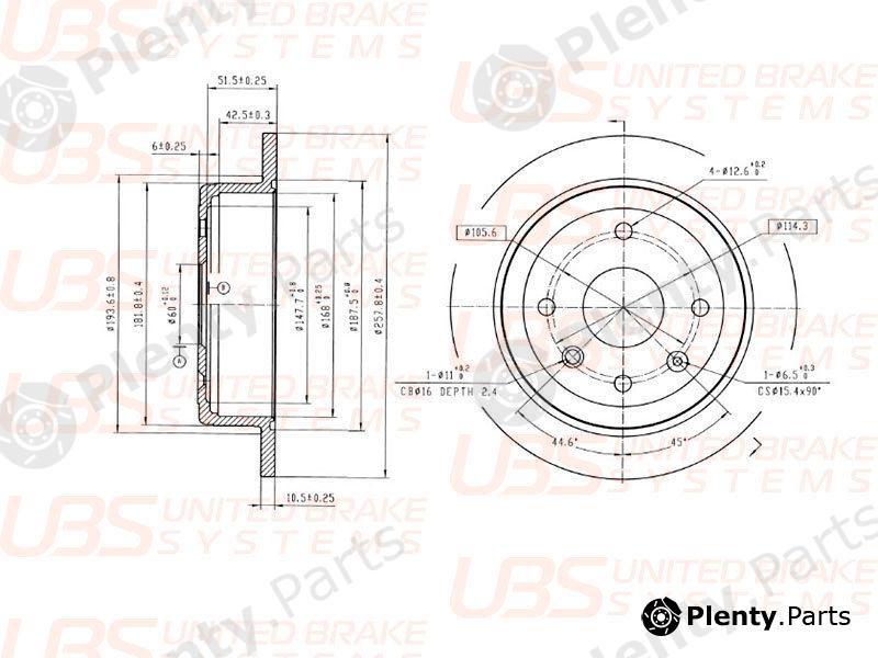  UBS part B2204006 Replacement part