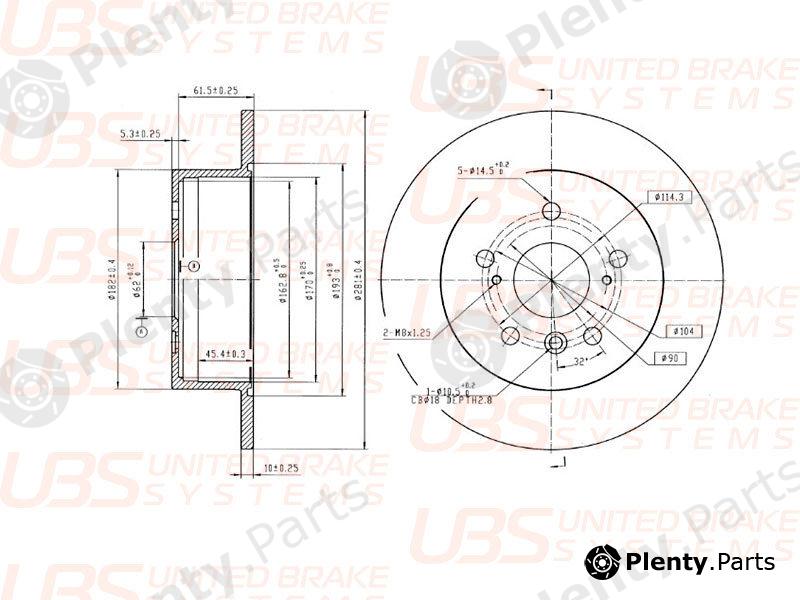  UBS part B2210003 Replacement part
