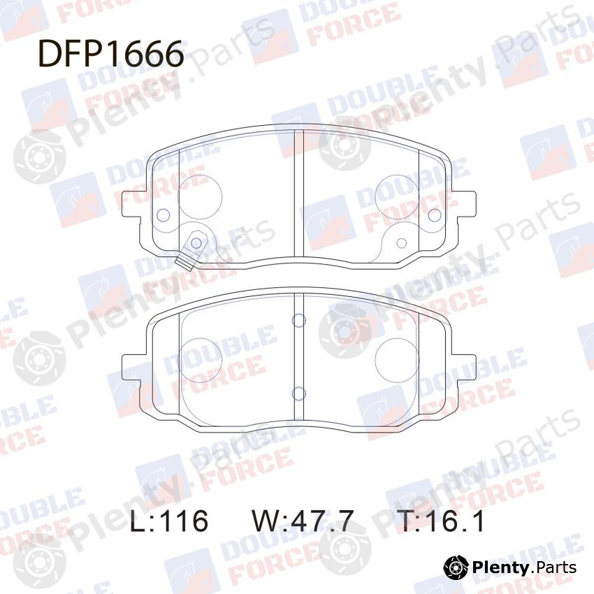  DOUBLE FORCE part DFP1666 Replacement part