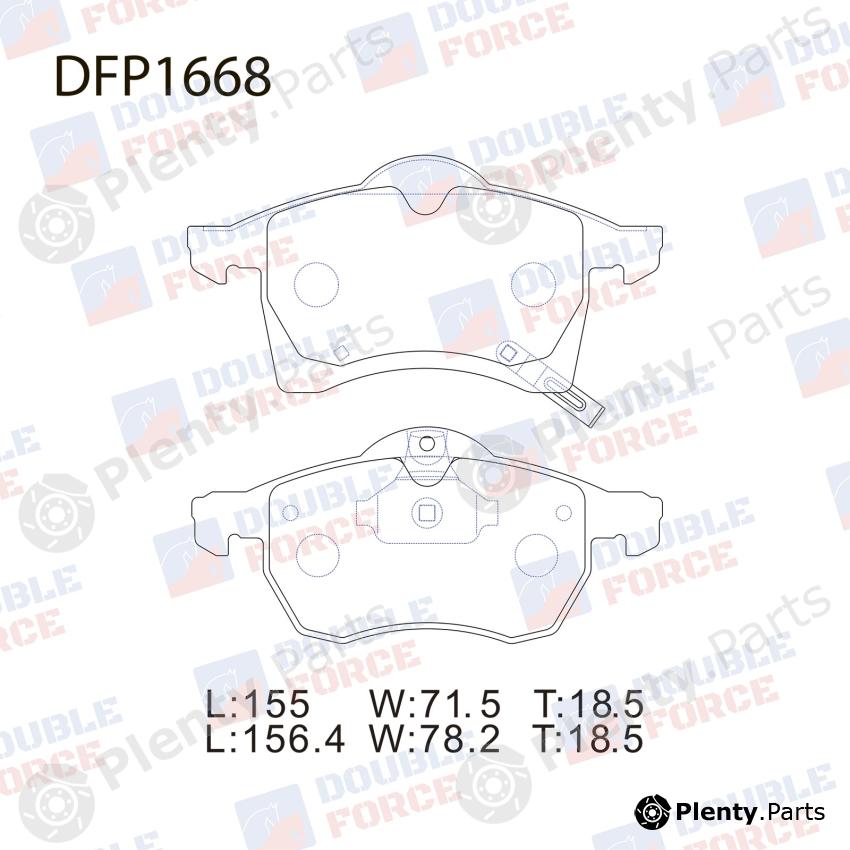  DOUBLE FORCE part DFP1668 Replacement part