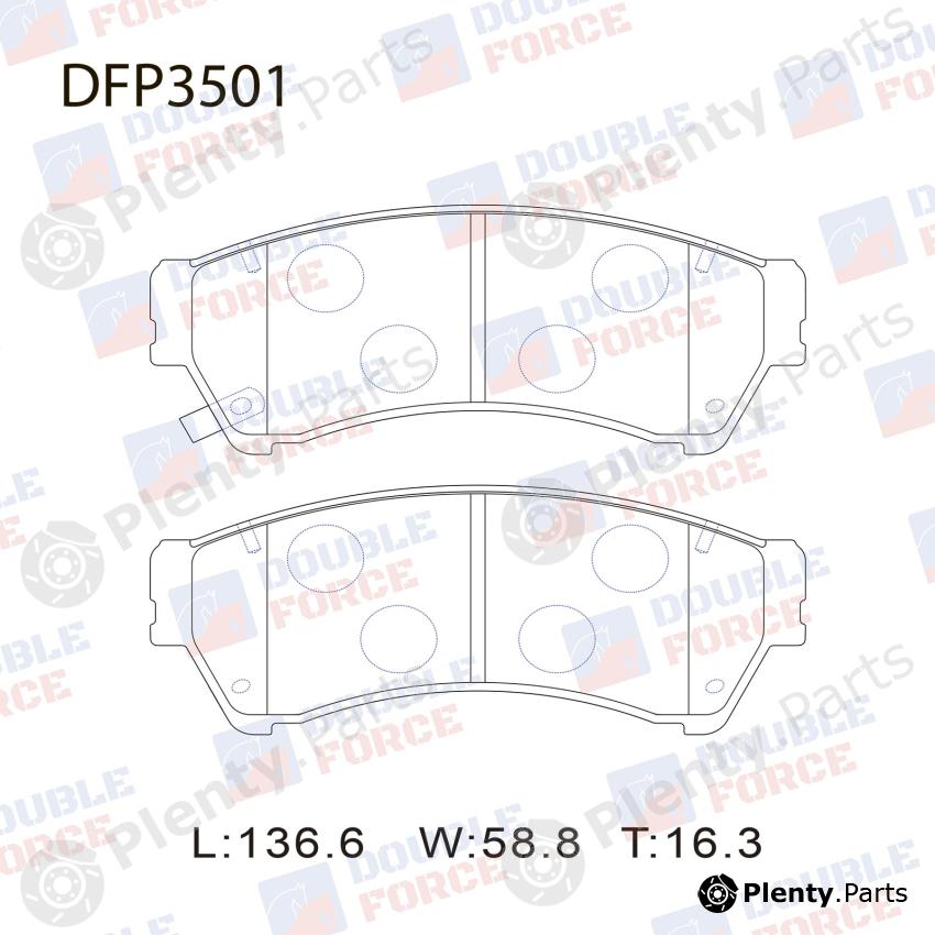 DOUBLE FORCE part DFP3501 Replacement part