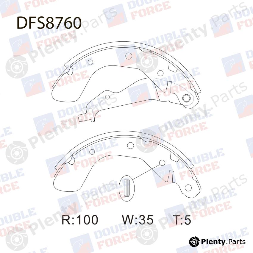  DOUBLE FORCE part DFS8760 Replacement part