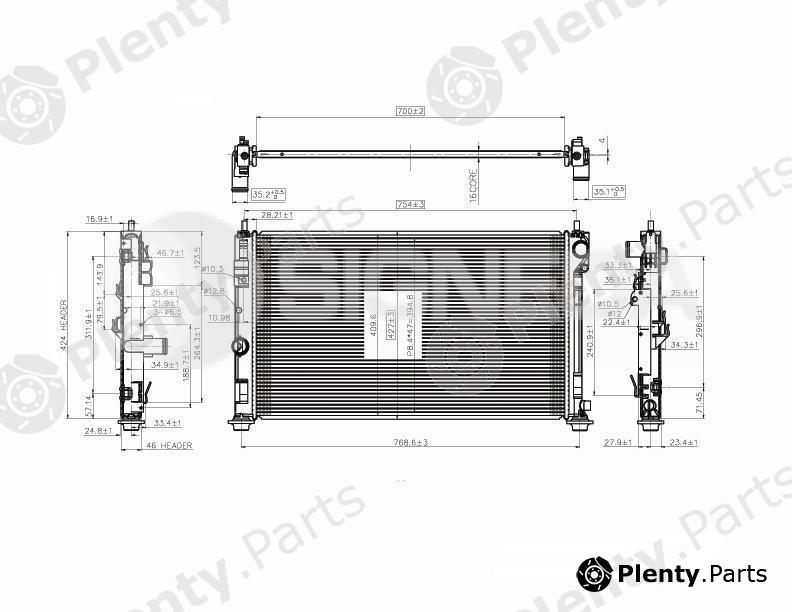  BODY PARTS part RA2951 Replacement part