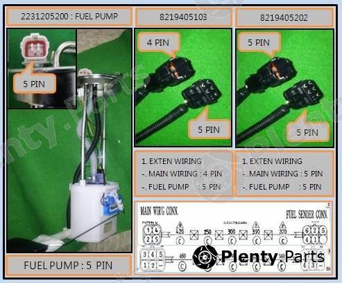Genuine SSANGYONG part 2231205200 Replacement part