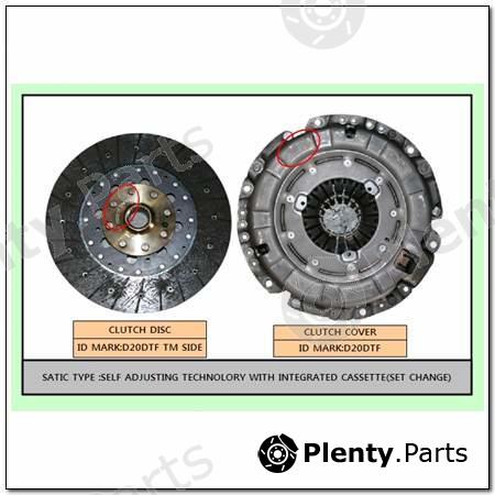 Genuine SSANGYONG part 30A0034000 Clutch Disc