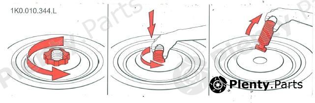 Genuine VAG part 1K0010344L Replacement part
