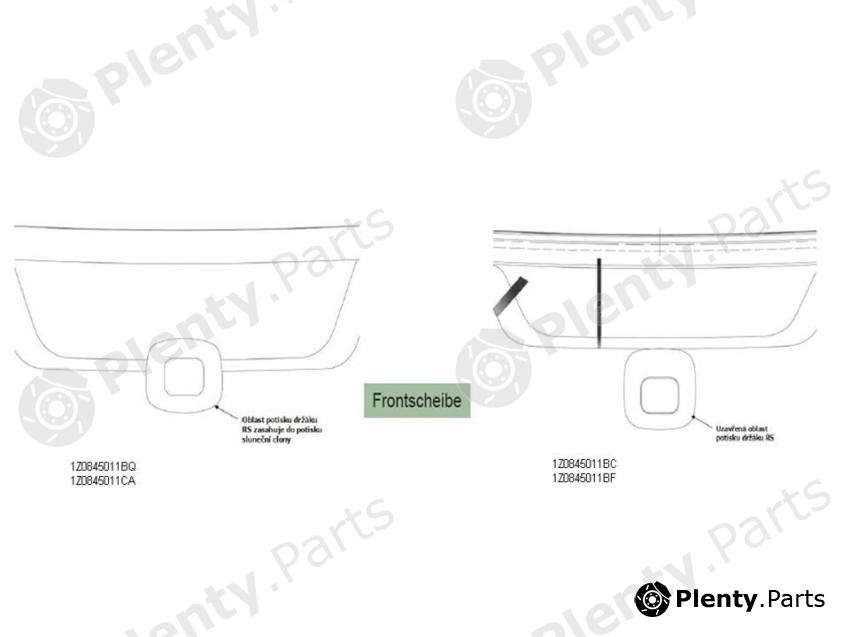 Genuine VAG part 1Z0845011CA Replacement part