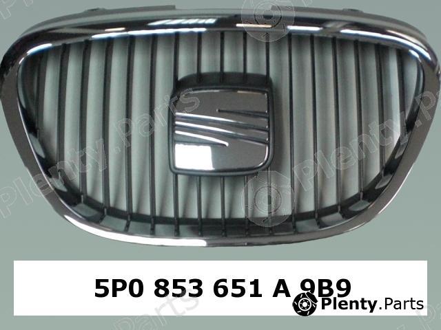 Genuine VAG part 5P0853651A9B9 Radiator Grille