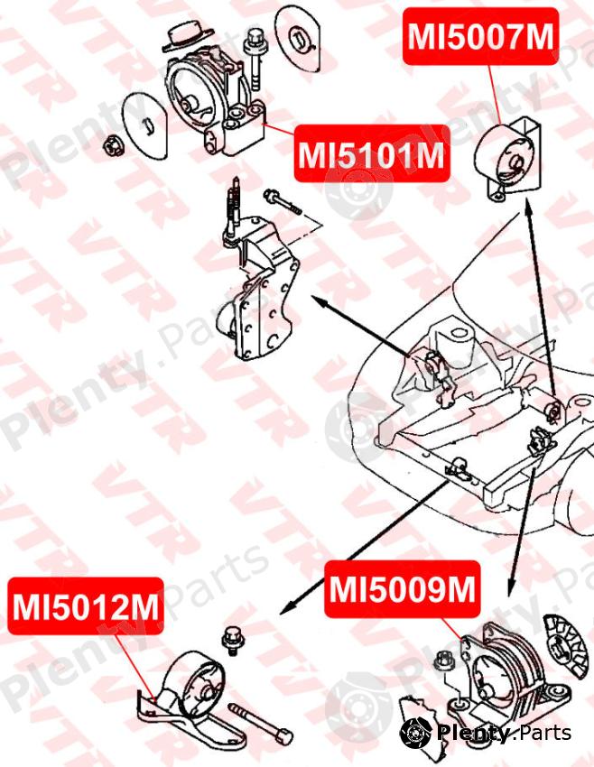  VTR part MI5009M Replacement part