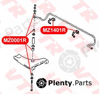  VTR part MZ1401R Replacement part