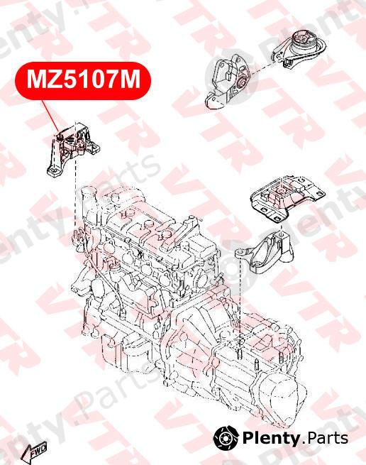  VTR part MZ5107M Replacement part