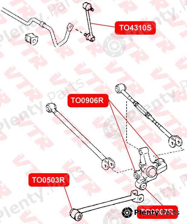  VTR part TO0907R Replacement part